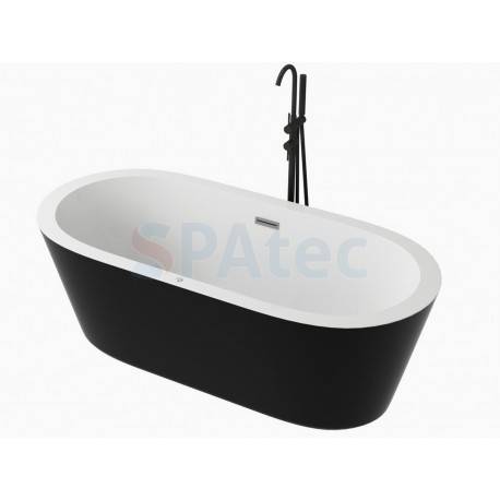 freestanding whirlpool bathtub Spatec Nera
