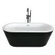 freestanding whirlpool bathtub Spatec Nera