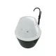 freestanding whirlpool bathtub Spatec Nera