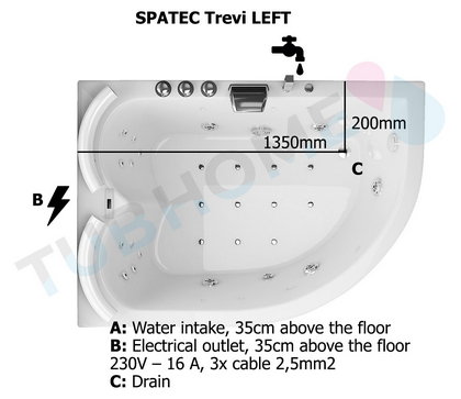 whirlpool bathtub drawing