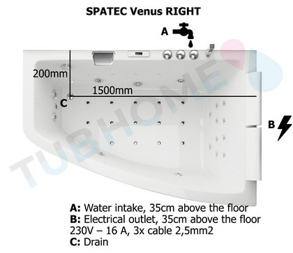 whirlpool bathtub drawing